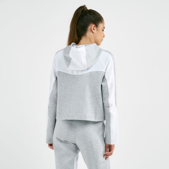 Puma Cropped Training hoodie grey size XS - Picture 2 of 6